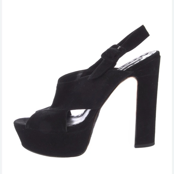 JustFab Shoes - JustFab Black Platform Heels